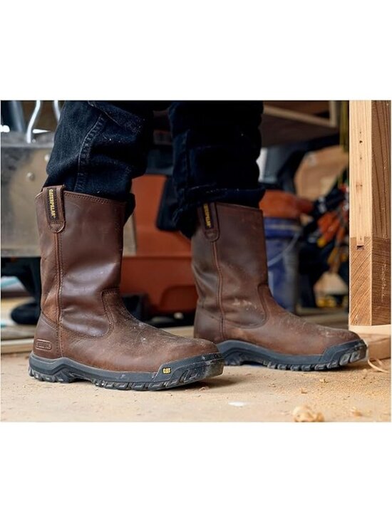 Caterpillar Men\'s Drawbar Steel Toe Construction Work Boot Size 12 main image 7